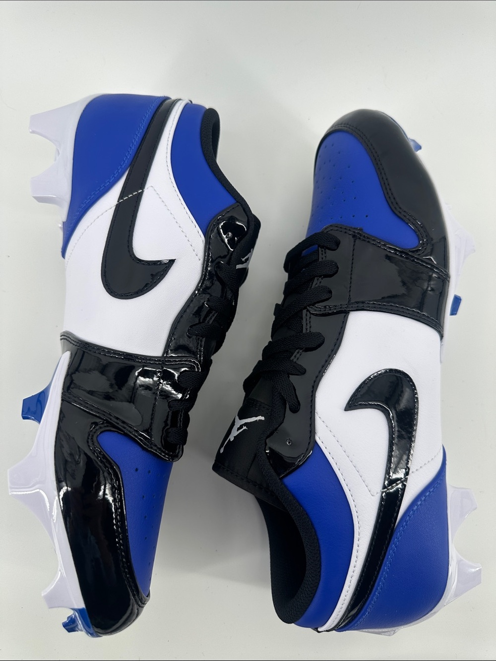 Air Jordan 1 Low TD Cleat Game Royal White Men’s sz 12 Brand New - Picture 9 of 10